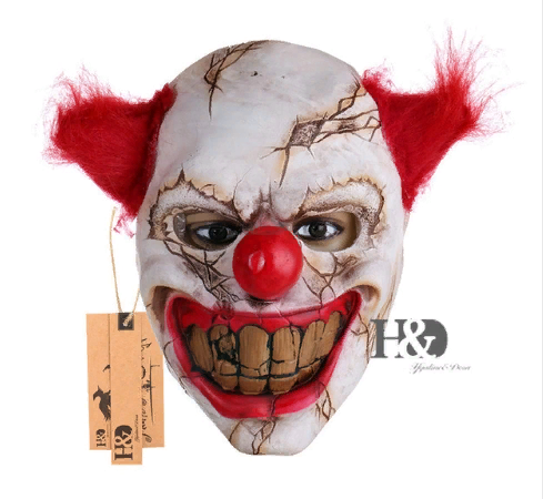 Masque de clown terrible